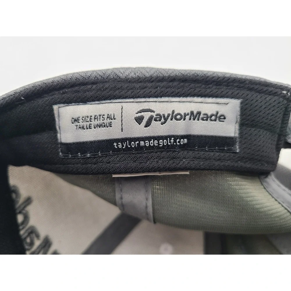 TaylorMade Golf M1 TP5 Adjustable Hat Cap Tennis Baseball Men Women White Gray